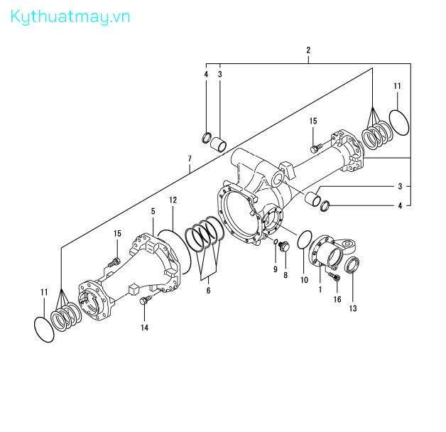 Bọc trục trước